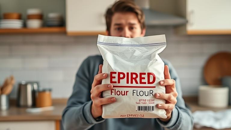 can you get sick from eating expired flour?