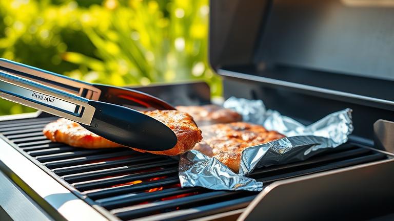 should you use foil on the grill?