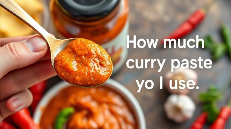 how much curry paste do i use?