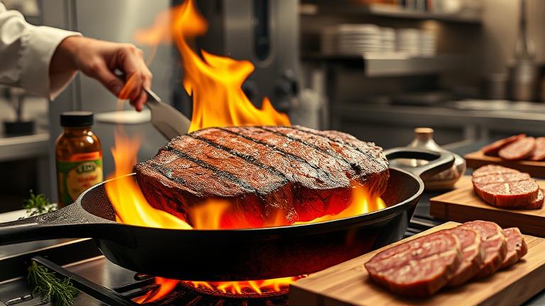 how do restaurants cook steak?