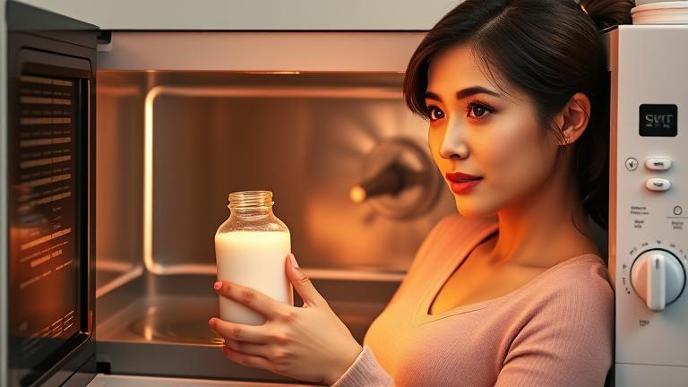 does microwaving breast milk destroy nutrients?