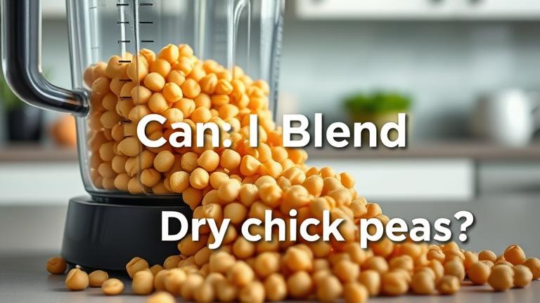 can i blend dry chickpeas?