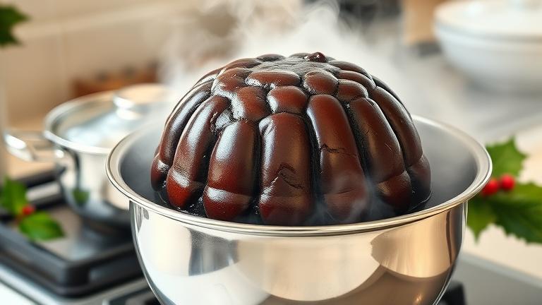 can i steam christmas pudding in two sessions?