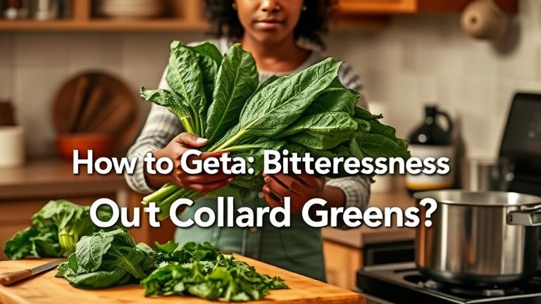 how do i get the bitterness out of collard greens? - Test Food Kitchen