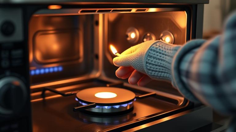 can you manually light a gas oven with electric ignition?