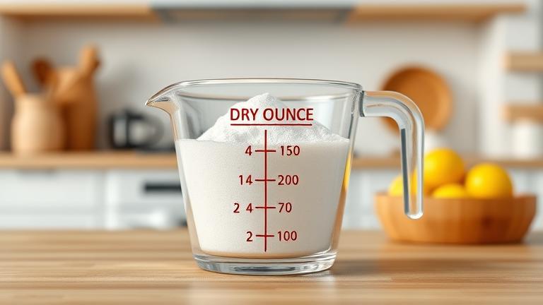 how many dry ounces are in a cup?