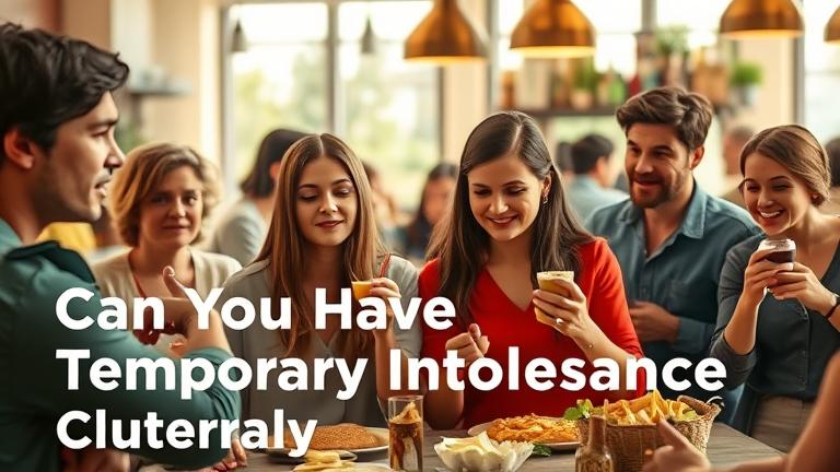 can you have temporary gluten intolerance?