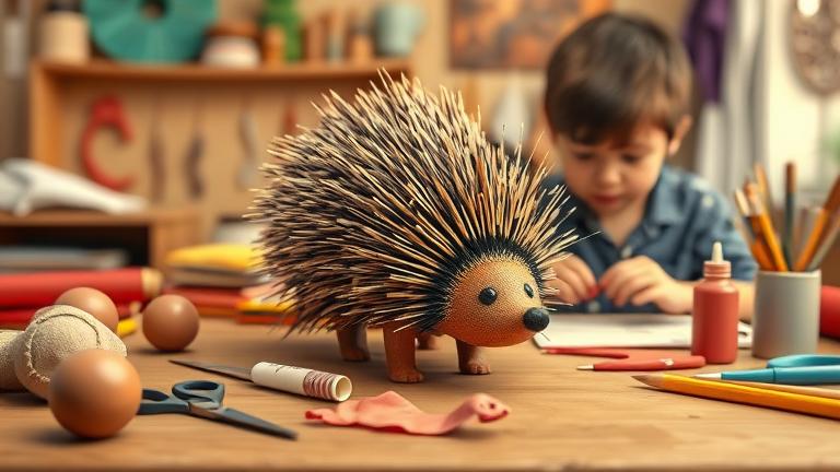how do you make a porcupine?