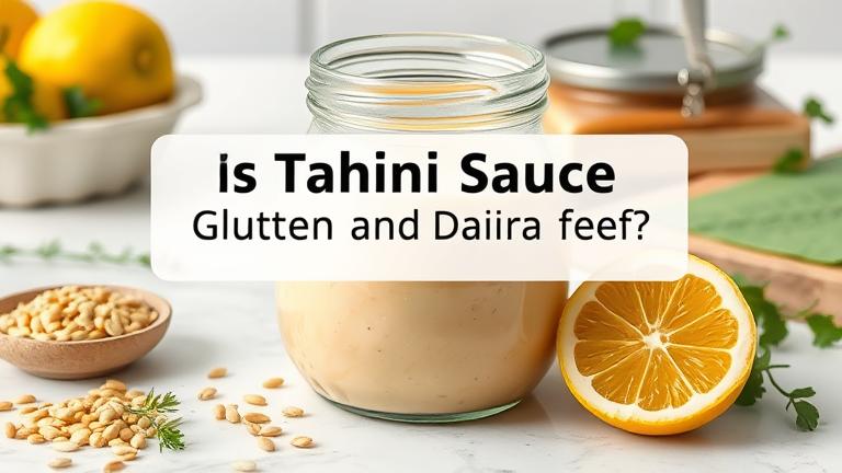 is tahini sauce gluten and dairy free?