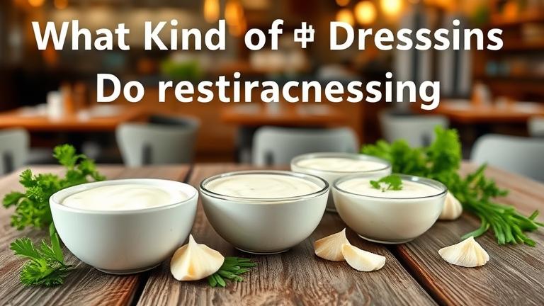 what kind of ranch dressing do restaurants use?