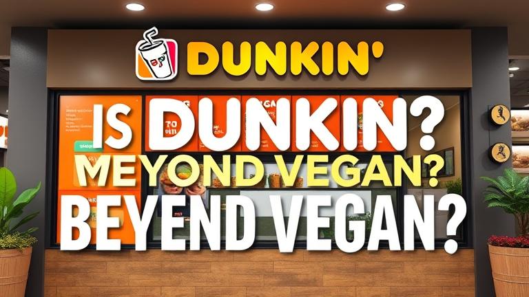 is dunkin beyond vegan?