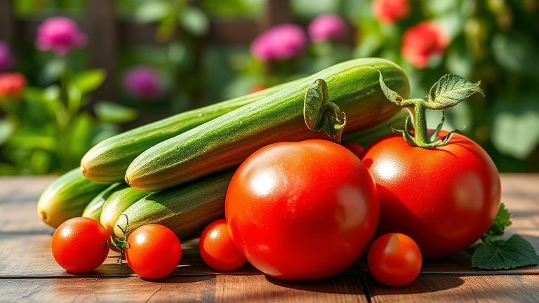 do tomatoes and cucumbers go together?