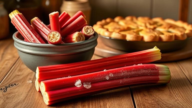 do you thaw frozen rhubarb before making pie?