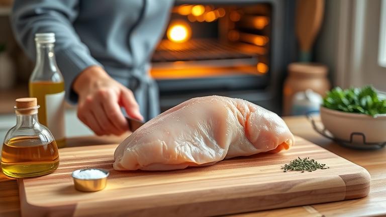 how to bake one chicken breast? - Test Food Kitchen