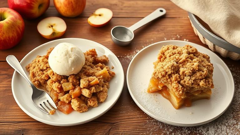 whats the difference between apple crisp and apple crumble? - Test Food