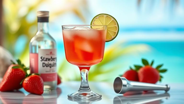 what alcohol goes in a strawberry daiquiri? - Test Food Kitchen