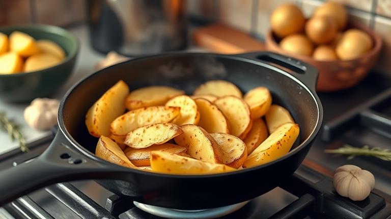 how to cook potatoes on skillet? - Test Food Kitchen