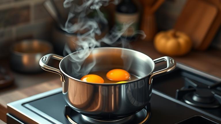 can you cook eggs in a pot?