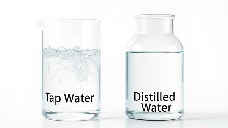 is boiling tap water the same as distilled water?