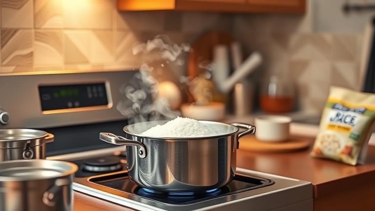 should you boil water before adding rice?