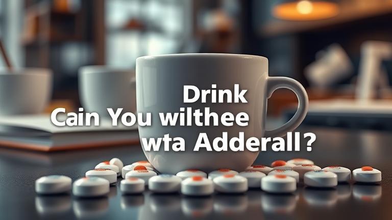 can you drink coffee with adderall?
