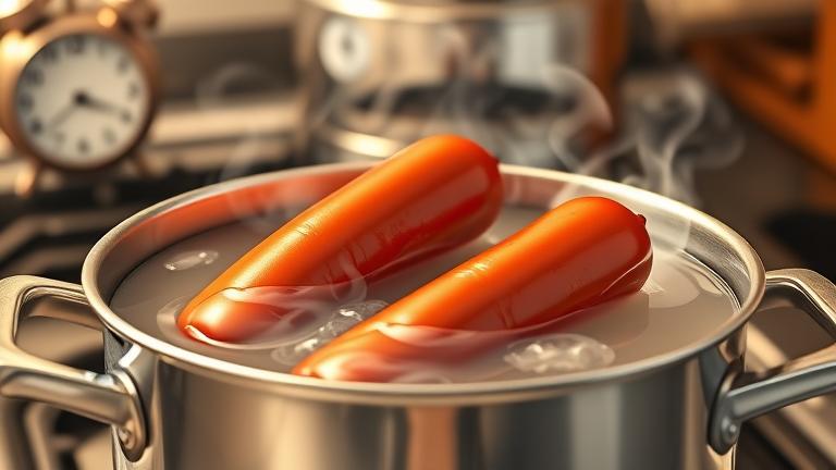 how long do you boil hot links?