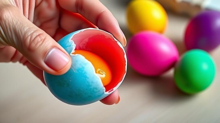 can you eat hard boiled eggs that have been dyed?