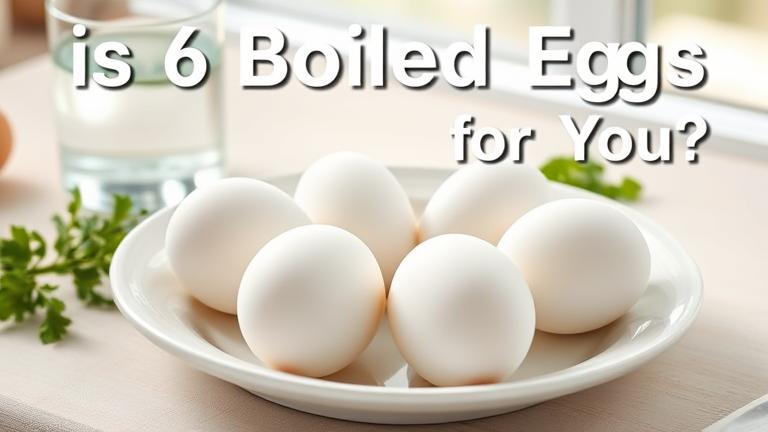 is 6 boiled eggs good for you?