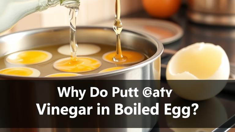 why do you put vinegar in boiled eggs? - Test Food Kitchen