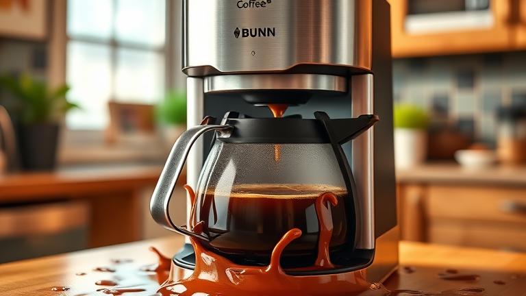 bunn coffee maker overflows?