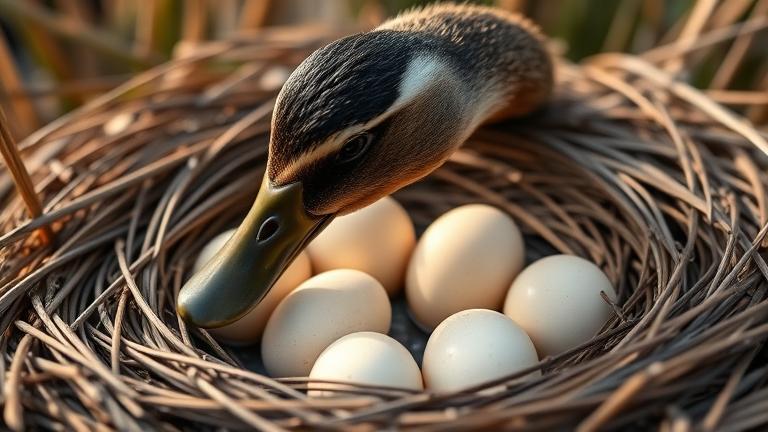 can ducks move their eggs?