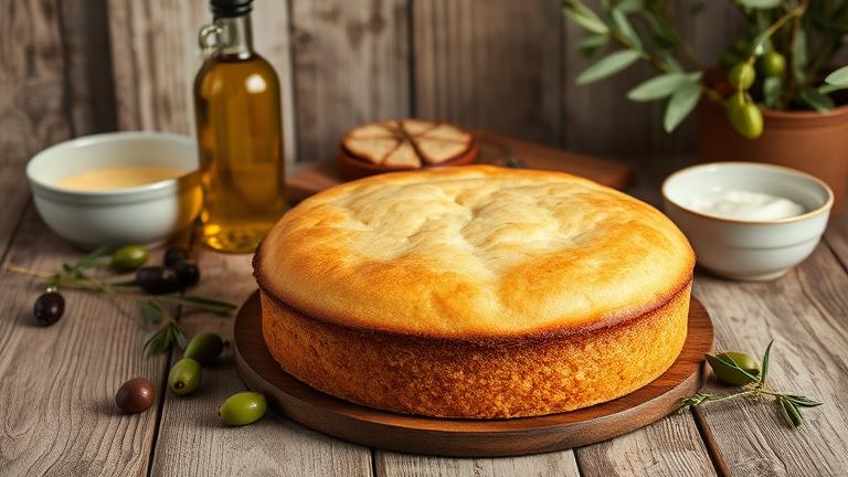 can you bake cakes with olive oil?