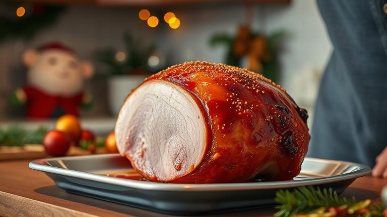 can you cook christmas ham day before?