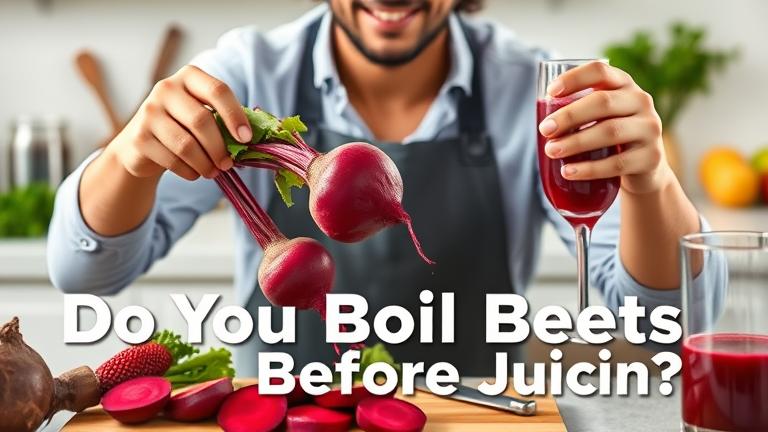 your do you boil beets before juicing?