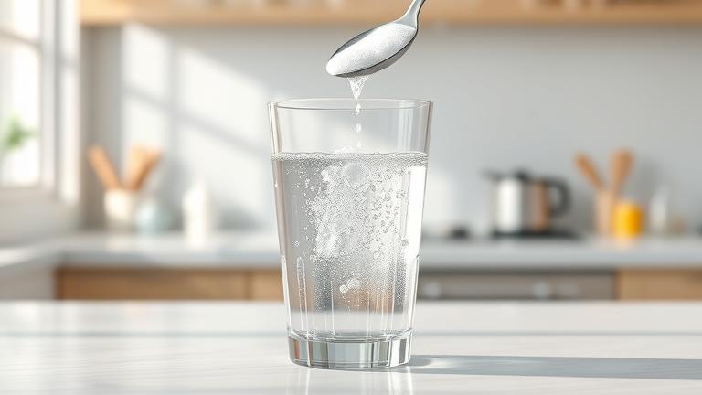 does baking soda purify water?