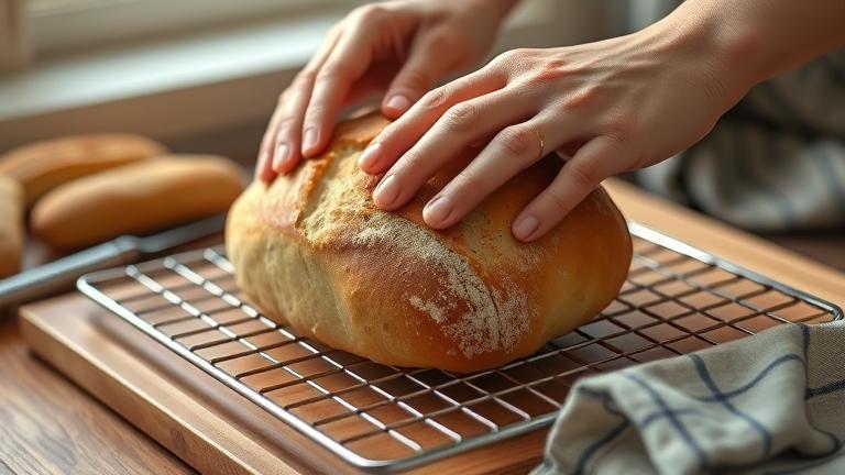 what do you do with the bread after it is baked and it comes out of the oven?