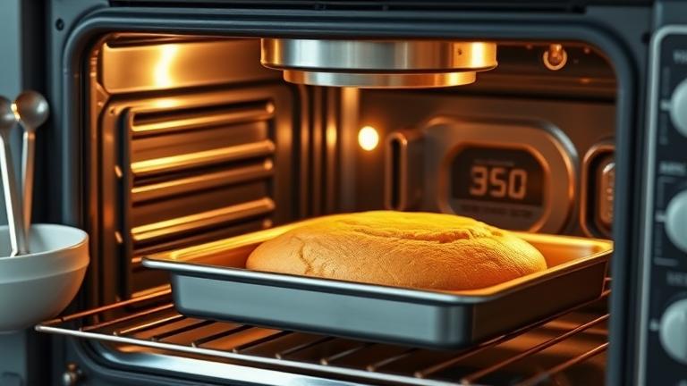 what is the temperature for baking cake in oven?