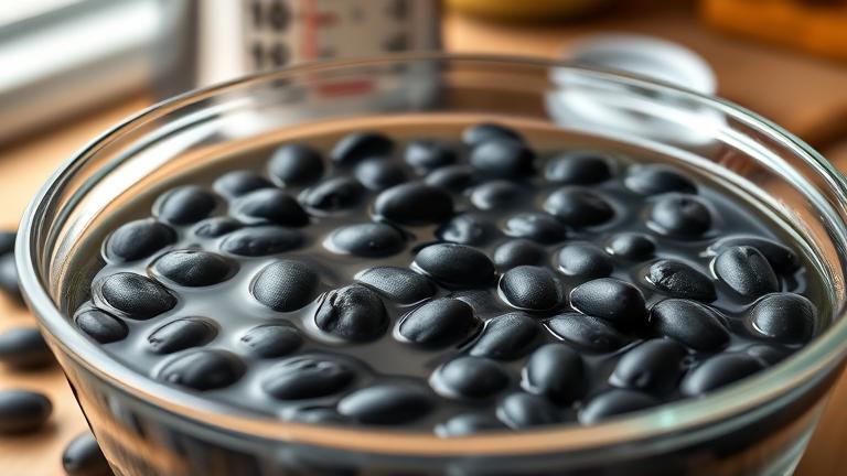 how long do black beans need to soak before cooking?