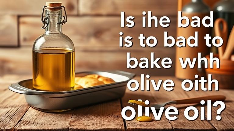 is it bad to bake with olive oil? - Test Food Kitchen