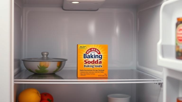 how do you deodorize a fridge with baking soda?