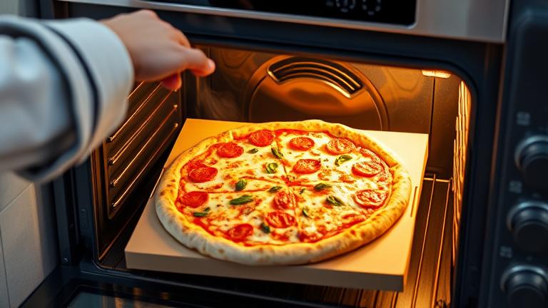 what happens if you cook a pizza with the cardboard?