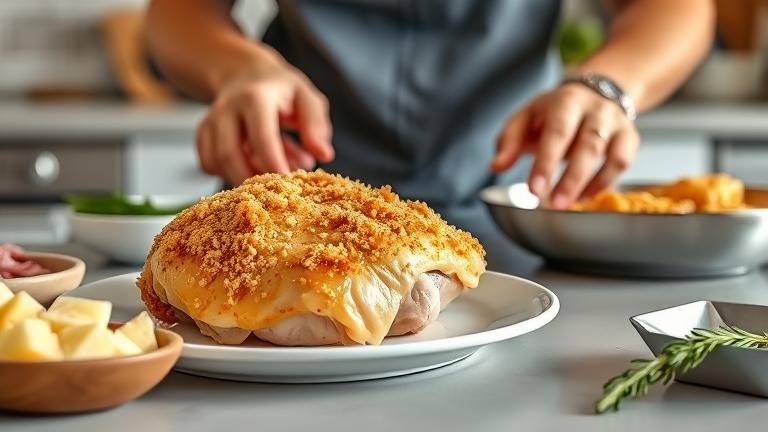 how do you cook frozen chicken cordon bleu?