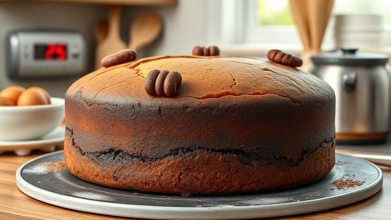 what happens if you bake a cake too long?