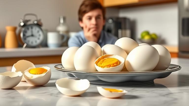 can you leave hard boiled eggs out?