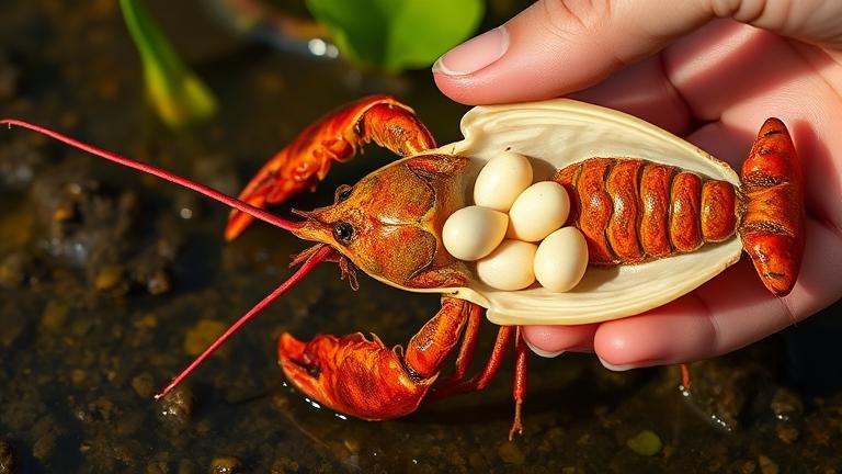 can you eat crawfish eggs?