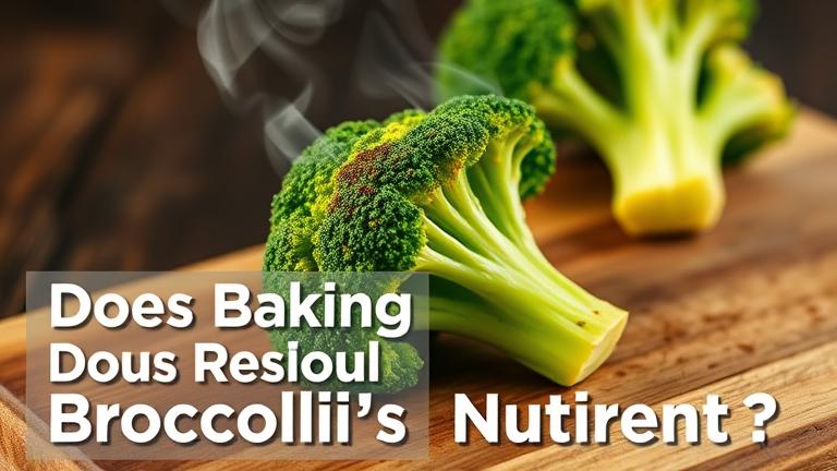 does broccoli lose nutrients when baked?