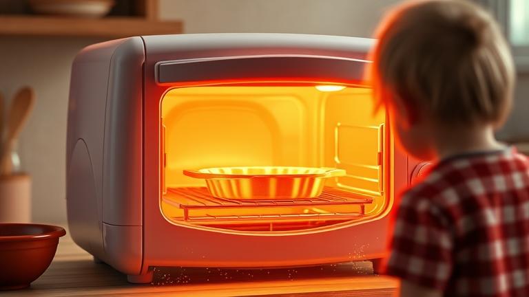 how hot does an easy bake oven get?