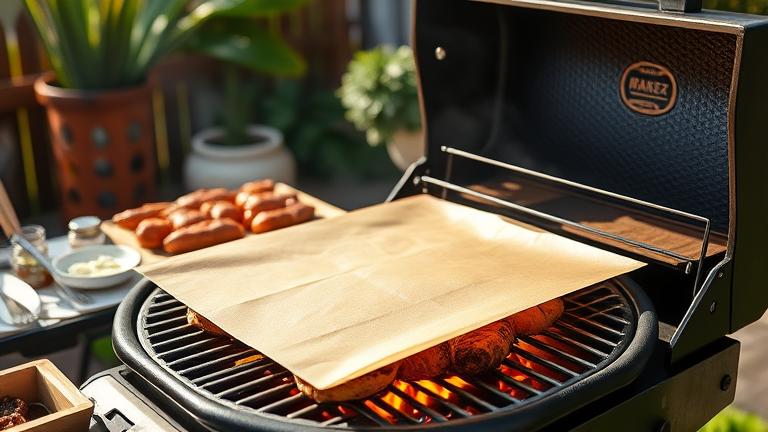 can you use baking paper on bbq?