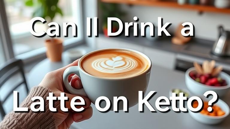 can i drink a latte on keto?