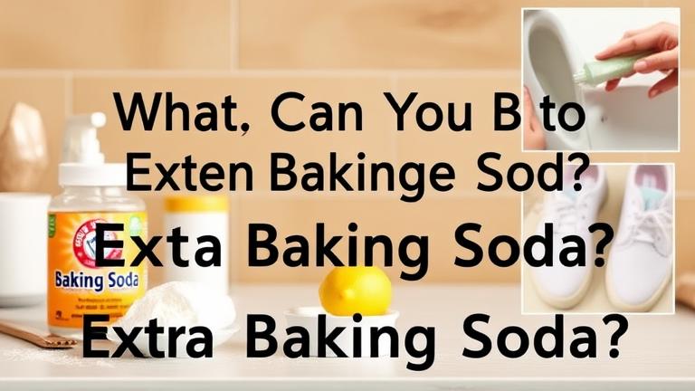 what can you do with extra baking soda?